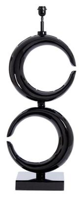 Light & Living Tafellamp 'Maan' 99cm, kleur Zwart (excl. kap)