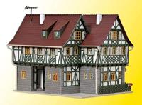 Vollmer 43683 H0 Ingestelde met lunchroom met eissalon - thumbnail