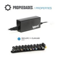 Laptop oplader iggual IGG316979 45 W - thumbnail