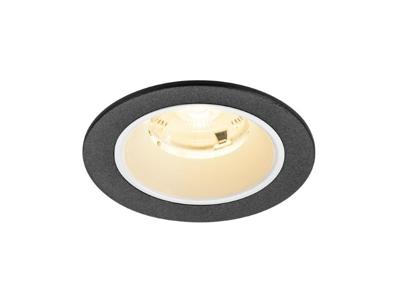 SLV InbouwspotNuminos S zwart/wit 3000K - 20gr - 1009452