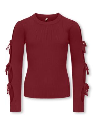 Kids ONLY winter sweater meisjes - paars - KogNatascha - gebreid - thumbnail