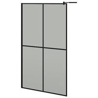 Inloopdouchescherm 118x190 cm donker gehard glas - thumbnail