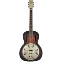 Gretsch G9241 Alligator Biscuit Round-Neck elektrisch-akoestische resonatorgitaar - thumbnail