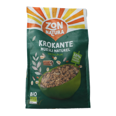 Krokante muesli naturel bio 375 Gram