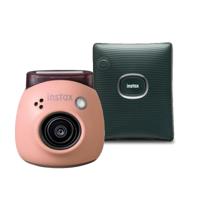Fujifilm INSTAX PAL digital camera, Powder Pink + printer SQUARE Link, Green - thumbnail