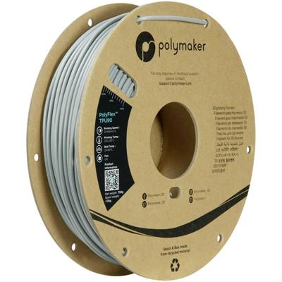 Polymaker PD02008 TPU90 Filament TPU Flexibel 2.85 mm 750 g Grijs PolyFlex™ 1 stuk(s)