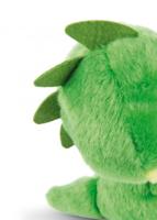 Nici knuffeldraak Glubschis McDamon junior 15 cm pluche groen - thumbnail