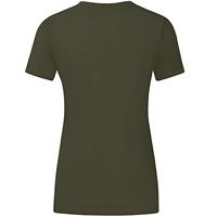 JAKO 6160D T-Shirt Promo Dames - Kaki/Fluogroen - 36 - thumbnail