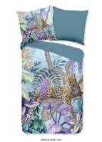 Pure Dekbedovertrek "jungle print met luipard" - Multi - (135x200 cm) - Microfiber - thumbnail