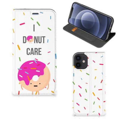 iPhone 12 Mini | Flip Style Cover | Donut Roze