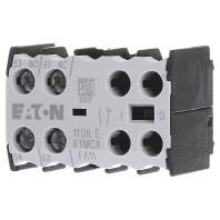 Eaton 11DILE Hulpschakelblok 1x NO, 1x NC 4 A Opsteekbaar Geschikt voor merk (relais): Eaton 1 stuk(s)
