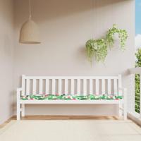 Tuinbankkussen 200x50x7 cm stof meerkleurig - thumbnail