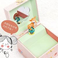 Faon Speeldoos - DJECO roze, bedrukt - thumbnail