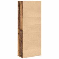 Hoge kast Oudhout 70 x 33.5 x 180 cm Bewerkt hout - thumbnail