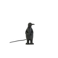 Light & Living Tafellamp 'Penguin' 24cm, kleur Mat Zwart - thumbnail