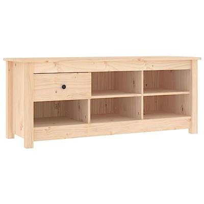 VidaXL Schoenenkast 110x38x45,5 cm massief grenenhout VidaXL Schoenenkast 110x38x45,5 cm massief grenenhout