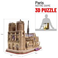 National Geographic 3D-puzzel van de Notre-Dame-kathedraal - thumbnail