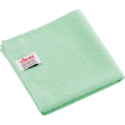 Vileda Professional r-MicroTuff Base microvezeldoek, pak van 5 stuks, groen Vileda Professional r-MicroTuff Base microvezeldoek, pak van 5 stuks, groen