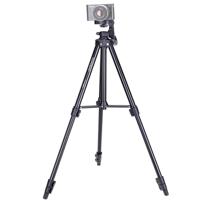 YUNTENG VCT-680RM 4-Section Folding Legs Aluminum Alloy Tripod Mount with Three-Dimensional Tripod Head for DSLR & Digital Camera Adjustable Height: - thumbnail