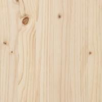 Bedframe met hoofdbord massief hout - thumbnail