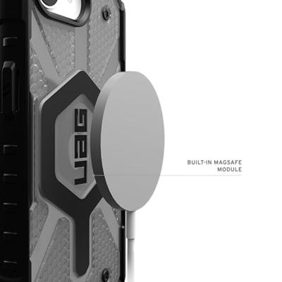 Urban Armor Gear Pathfinder Outdoor telefoonhoes Apple iPhone 17e, iPhone 16e Grijs, Transparant Inductieve lading, MagSafe compatible, Stootbestendig Urban Armor Gear Pathfinder Outdoor telefoonhoes Apple iPhone 17e, iPhone 16e Grijs, Transparant Inductieve lading, MagSafe compatible, Stootbestendig