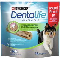 Purina DentaLife Daily Oral Care Medium hondensnack (maxipack) 1 x 15 sticks - thumbnail