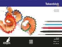 Kangaro k-5555 tekenblok 270x360mm 120gr 20 vel, wit - thumbnail