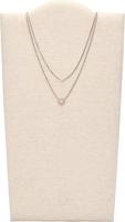 Fossil JF03057791 Ketting Classics staal rosekleurig - thumbnail