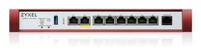 Zyxel USG FLEX 100HP 3.0Gbps UTM Firewall Gebundeld met 1 Jaar Beveiligingslicentie| 2 PoE+ Poorten | Aanbevolen tot 50 Gebruikers [USGFLEX100HP]