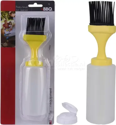 BBQ Kwast met Reservoir en Dop BBQ Kwast met Reservoir en Dop