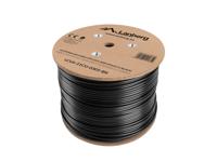 Lanberg LCU6-21CU-0305-BK netwerkkabel Zwart 305 m Cat6 U/UTP (UTP) outdoor - thumbnail