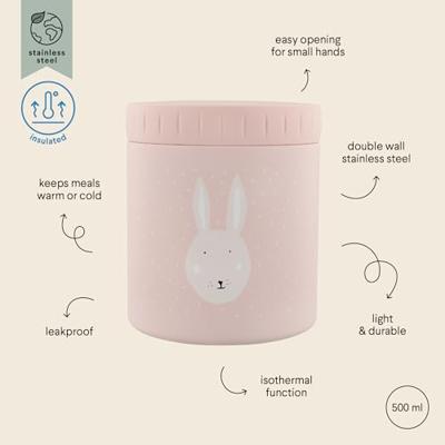 Isotherm lunchbox 500 ml TRIXIE Animal nude