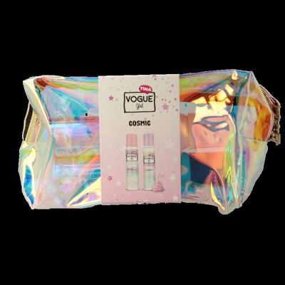 Vogue Geschenkverpakking girl toilettas holo deo en foam 1 Set Vogue Geschenkverpakking girl toilettas holo deo en foam 1 Set