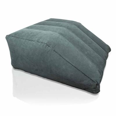 Opblaasbaar beenwigkussen | Positioneringskussens | Voor beenondersteuning | Kleur: Grijs