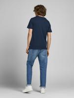 JACK & JONES ESSENTIALS T-shirt Jjecorp met logo donkerblauw - thumbnail