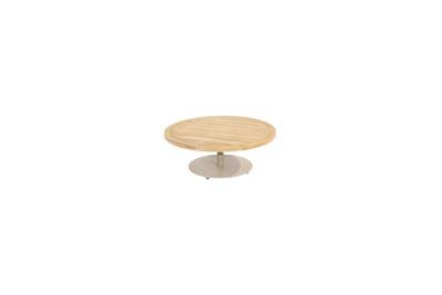 Volta teak salontafel centrale poot latte 80 cm dia. H30 cm 4SO 4SO - 4so