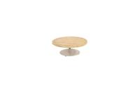 Volta teak salontafel centrale poot latte 80 cm dia. H30 cm 4SO 4SO - 4so - thumbnail