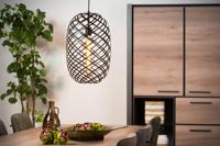 Lucide WOLFRAM - Hanglamp - Ø 32 cm - 1xE27 - Zwart - thumbnail