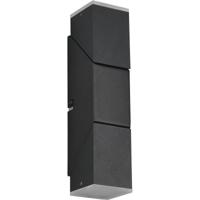 LED Buiten Wandlamp Trion Ramnat - 3000K - Mat Zwart - Metaal - thumbnail