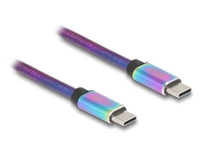Delock USB-C-kabel USB 2.0 USB-C stekker, USB-C stekker 2.00 m Meerdere kleuren 81116 - thumbnail