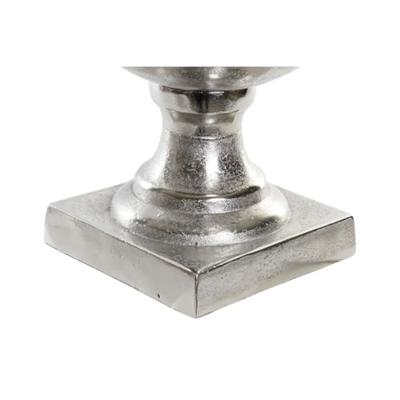 Vaas Home ESPRIT Zilverkleurig Aluminium Modern Fluitglas 28,5 X 28,5 X 61,5 cm