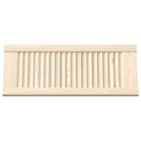 Kastdeuren met lamellen 2 st 69x29,5 cm massief grenenhout - thumbnail