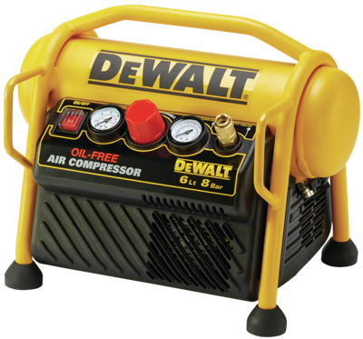 DeWalt DPC6MRC-QS Compressor Olievrij 6 liter - DPC6MRC-QS