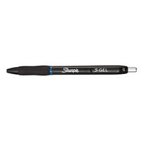 Sharpie S-gel roller, medium punt, blister van 3 stuks, blauw - thumbnail