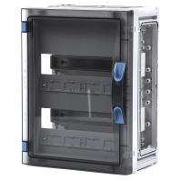 Hensel 68000158 FP 1218 Kleine verdeelkast Opbouw (op muur) Aantal groepen: 24 Aantal rijen: 2 Inhoud: 1 stuk(s)