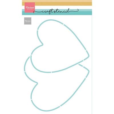 Marianne Design • stencils craft stencil 2 hearts