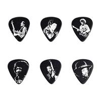 Dunlop JH-PT06M Jimi Hendrix Silver doosje plectrums medium - thumbnail