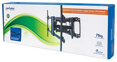 Manhattan 461290 flat panel bureau steun 2,29 m (90") Muur Zwart