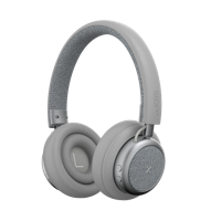 SACKit TOUCHit Hoofdtelefoons Bedraad en draadloos Hoofdband Oproepen/muziek Micro USB Bluetooth Zilver - thumbnail