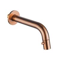 Fortifura Calvi Fonteinkraan - inbouw - uitloop 19.5cm - inkortbaar - Geborsteld koper PVD (Koper) SW1108832 - thumbnail